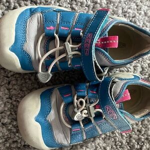 Keen Kids Blue and Pink Shoes